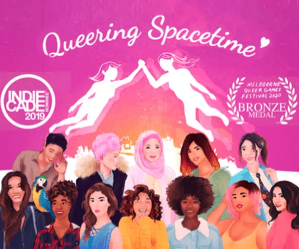 Queering Spacetime (2019) - Physical Game Queering Spacetime Cover Art