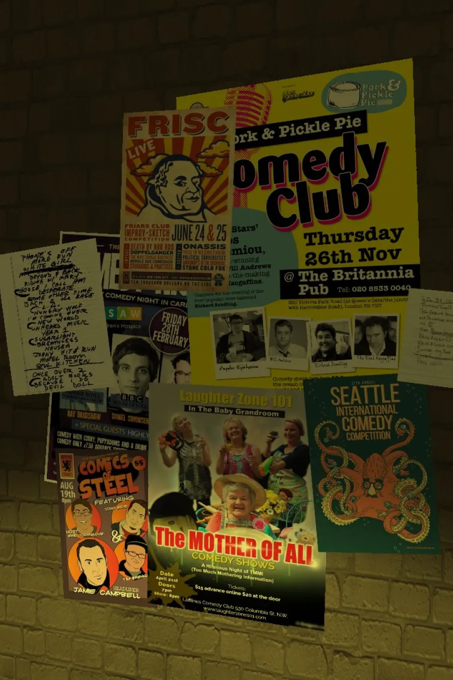 Stand Up Comedy Cover Art